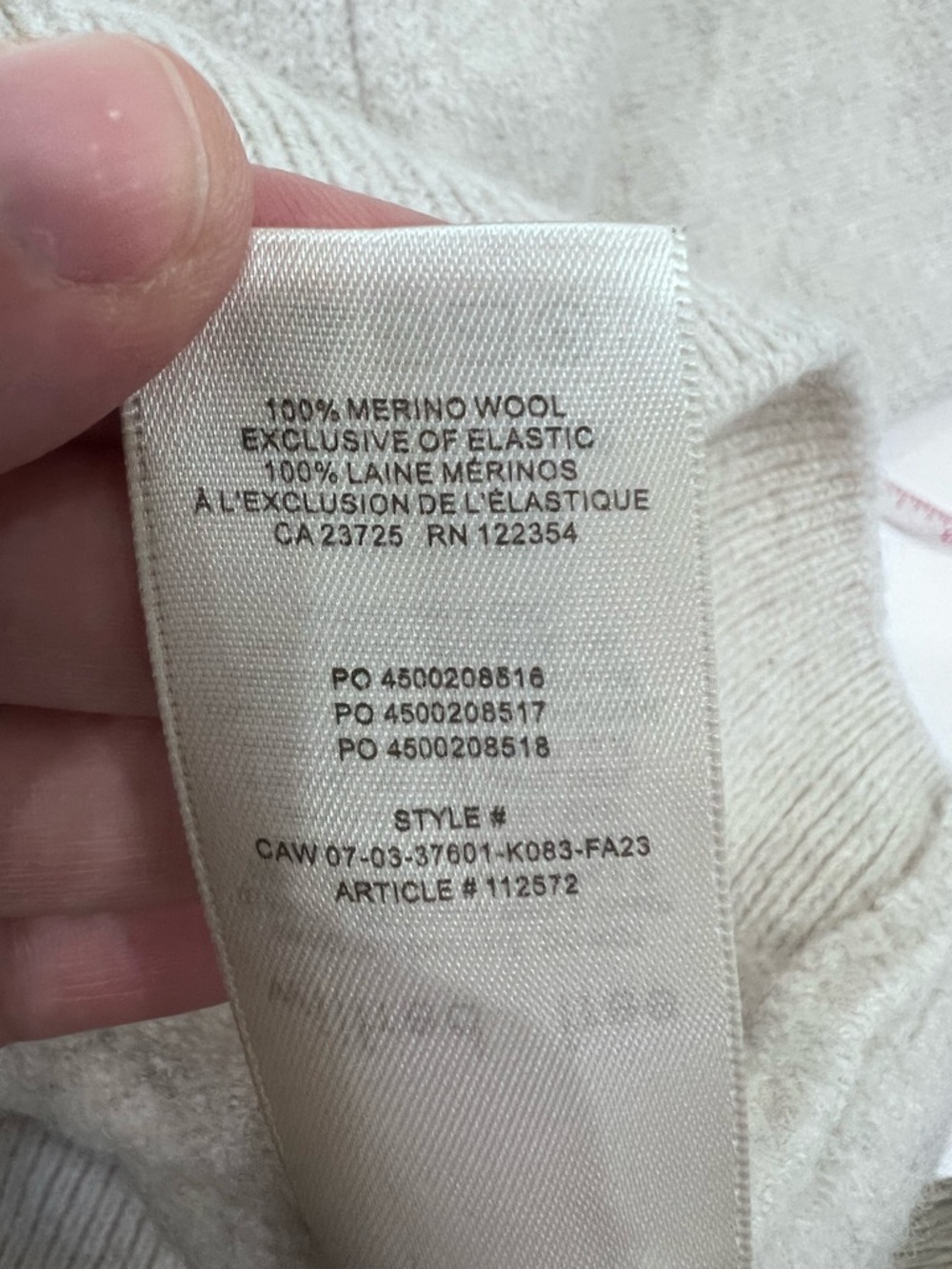 Wilfred Free Aritzia 100% Merino Wool Cardigan S Grey Cropped Button Knit - Picture 4 of 9